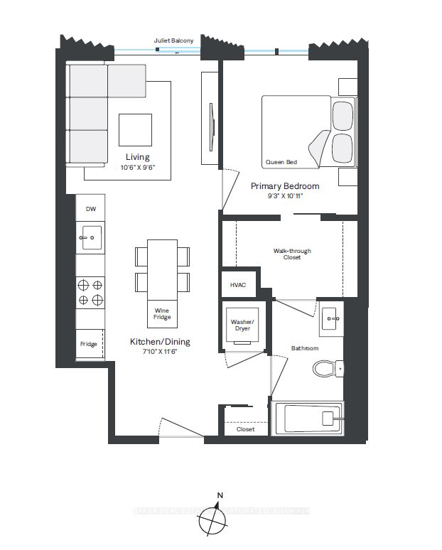 Unit 1211 - 65 Trinity Street, Toronto 2