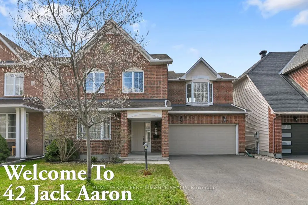 42 Jack Aaron Drive, Nepean, Ontario Sold History | HouseSigma